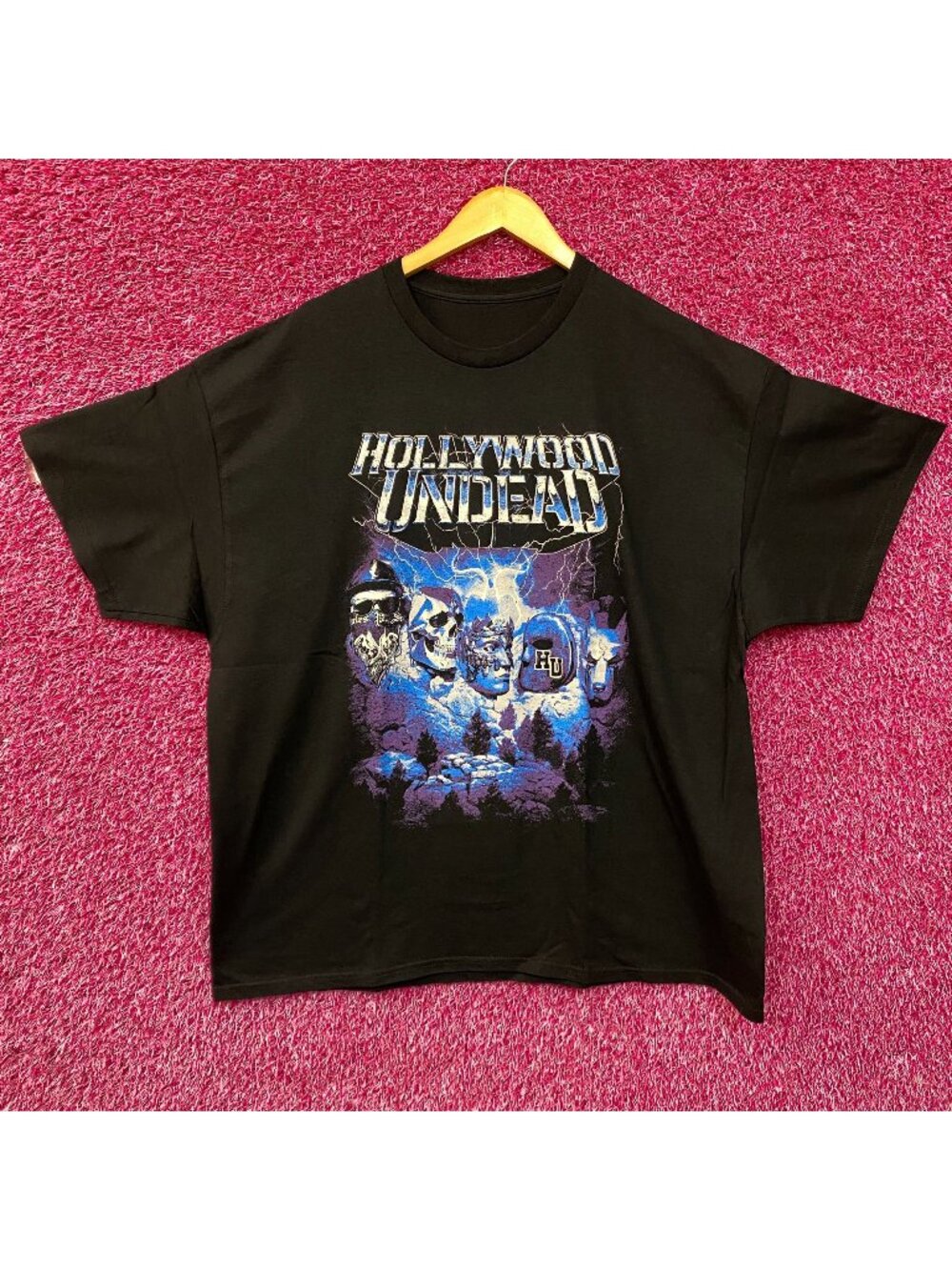 Hollywood Undead Mount Crushmore Black T-Shirt XXL